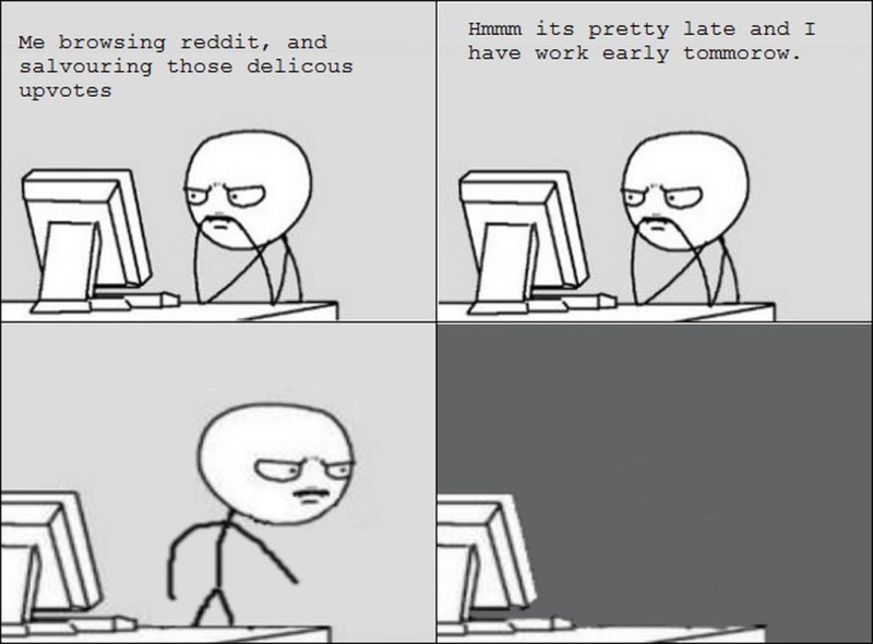 Мем перед компьютером