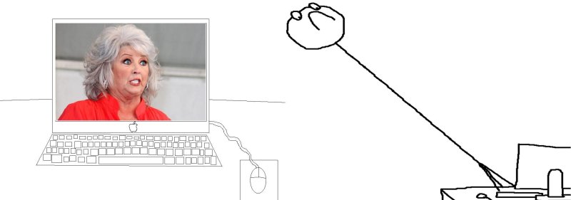 Мем за компом