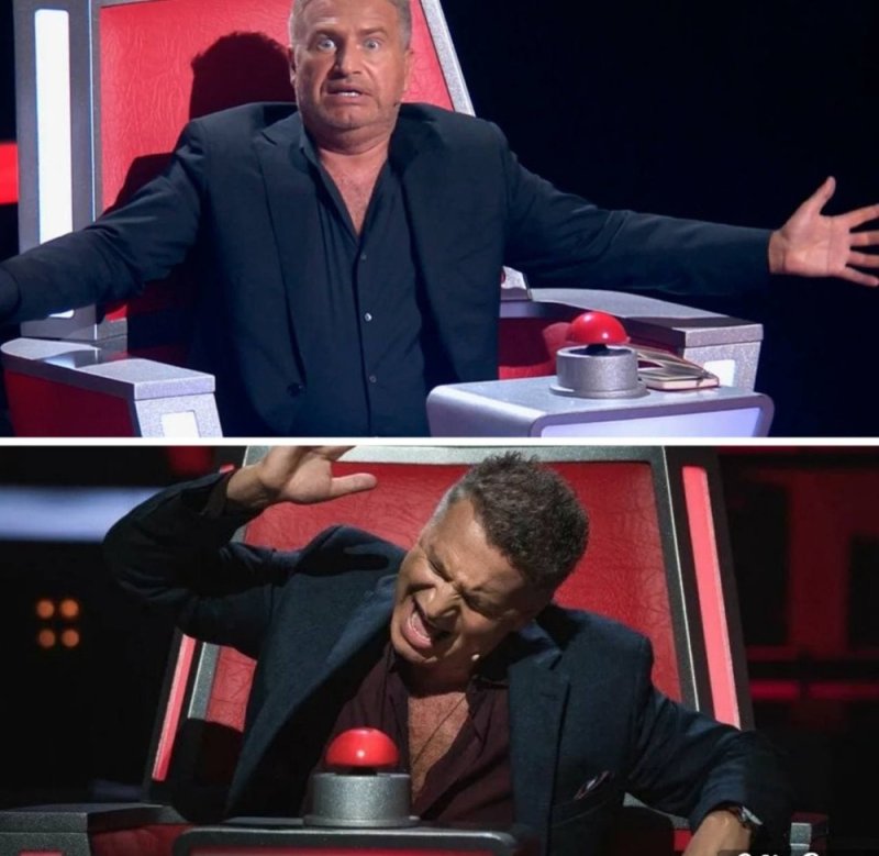 Агутин жмет на кнопку Мем