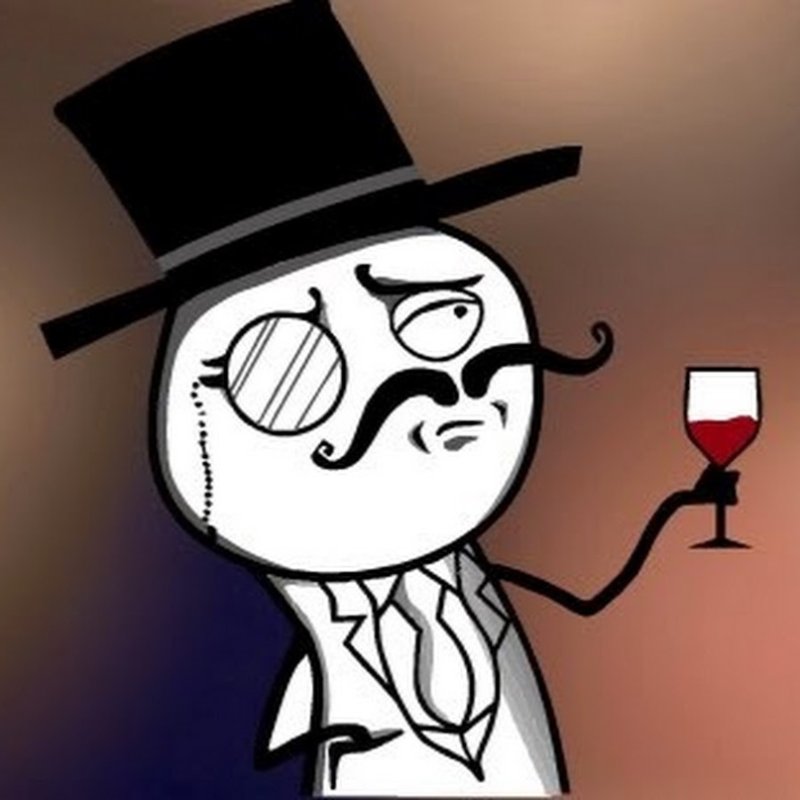 Мем с моноклем