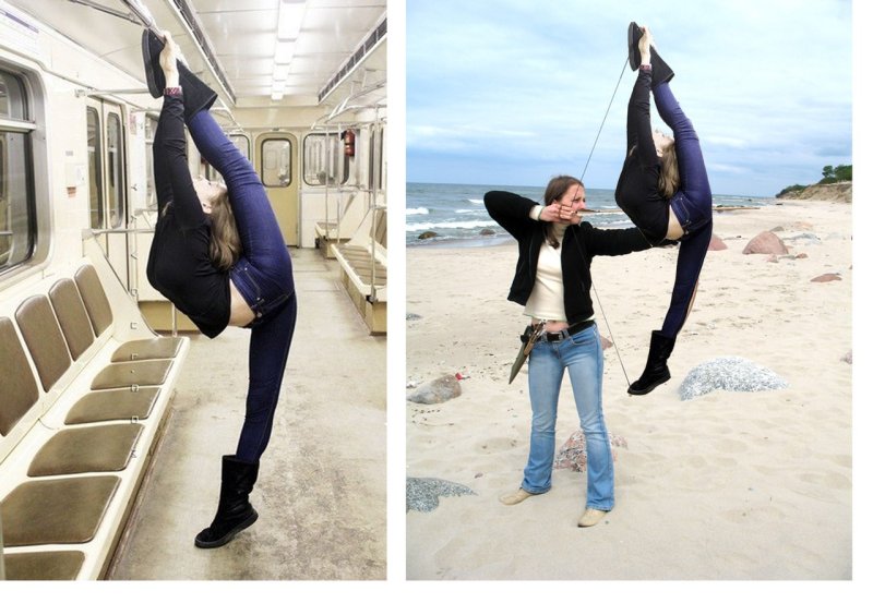 Прикольный фотошоп