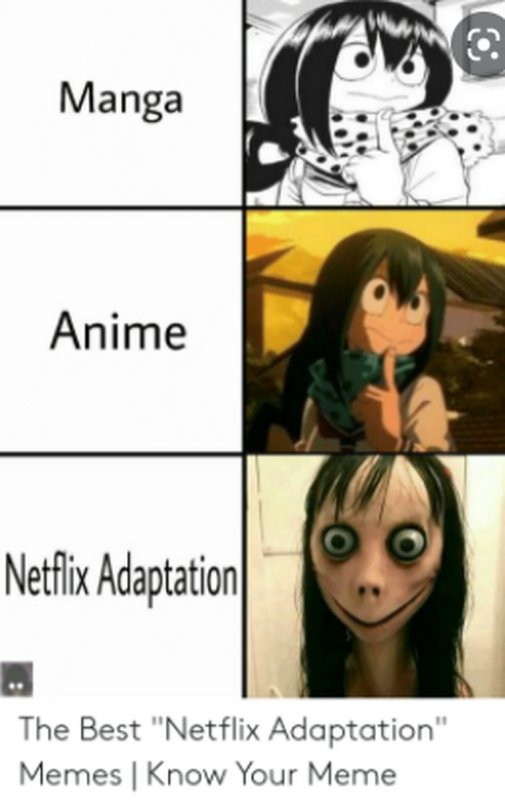 Манга аниме Нетфликс адаптация Мем