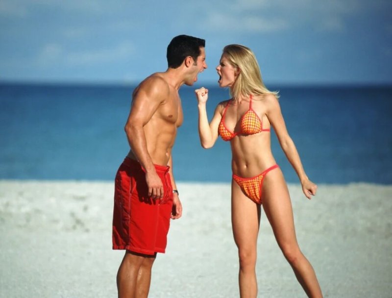 Мужчина на пляже