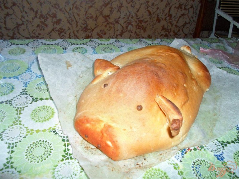 Кулебяка из соленого теста