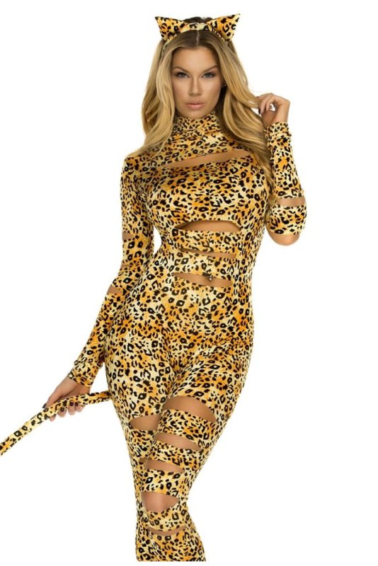 Костюм леопарда для девушки