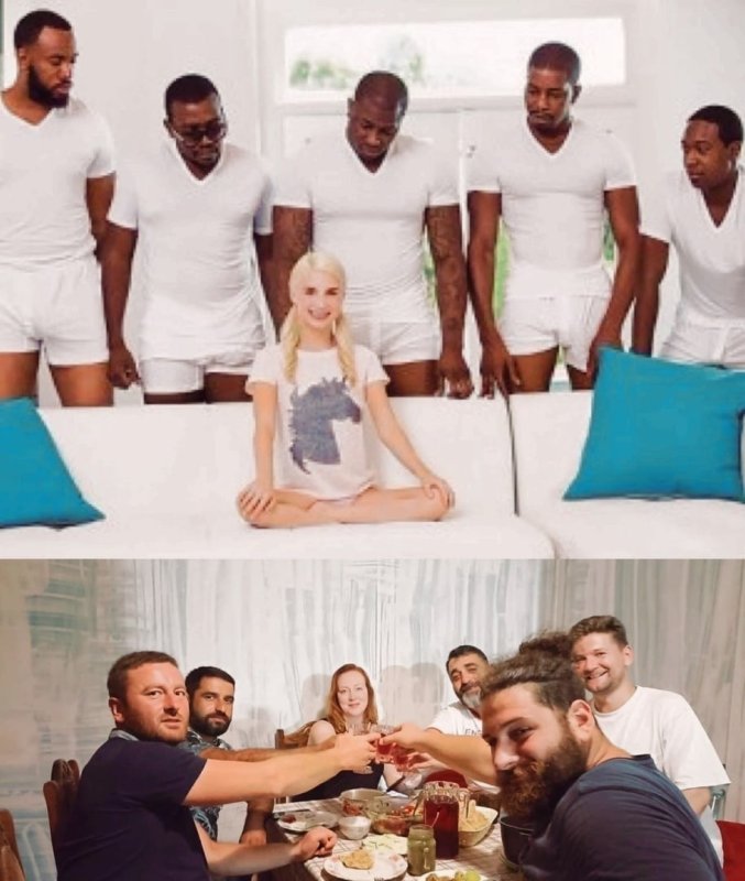 Piper Perry 5 чёрных 1 белая