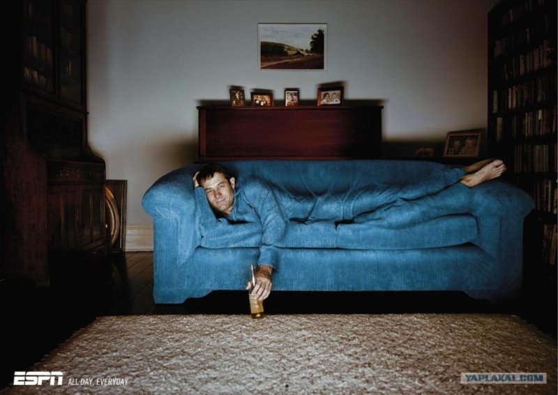 Креативная реклама мягкой мебели