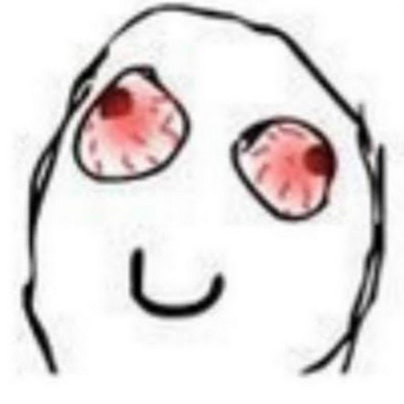 Чувак с красными глазами Мем