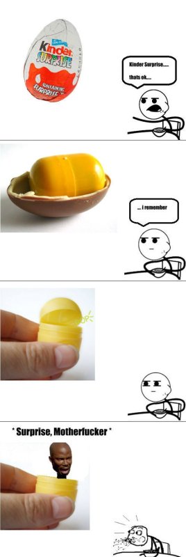 Шутки про Киндер сюрприз