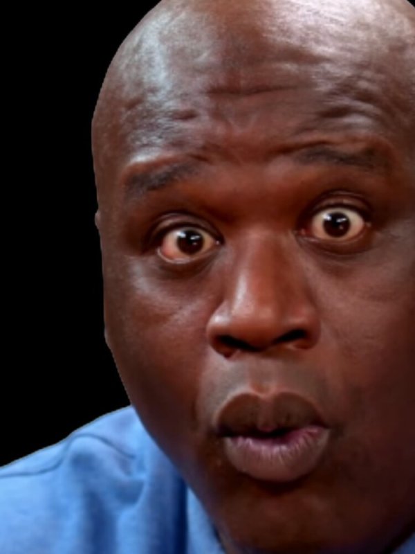 Негр удивление