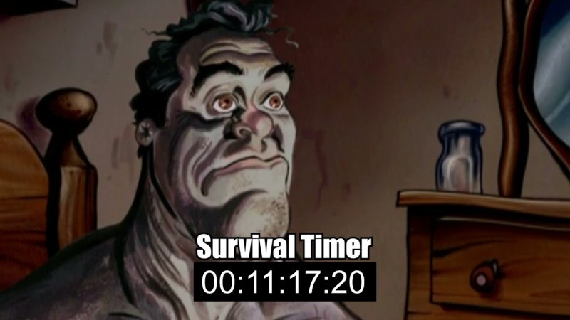 Мужик встал с кровати