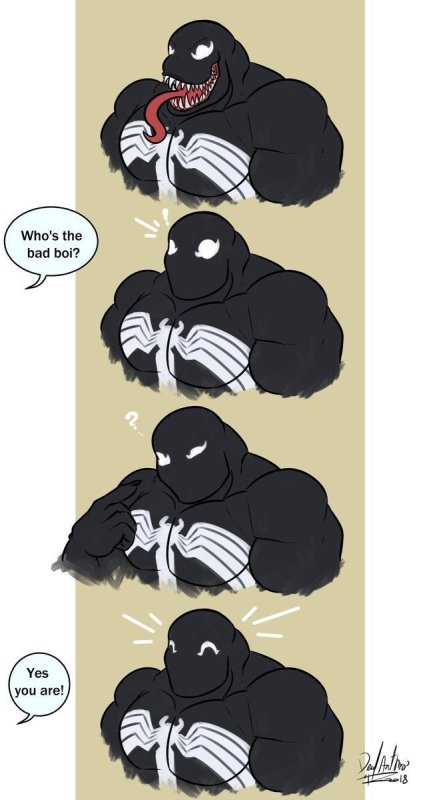 Смешные комиксы про Венома