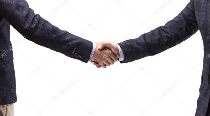 Рукопожатия через ширингу