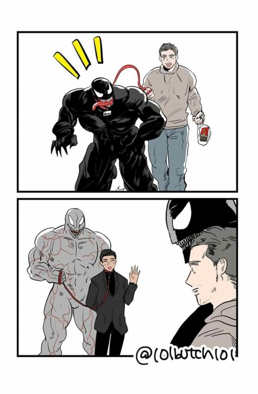 Веном и Эдди Брок комиксы