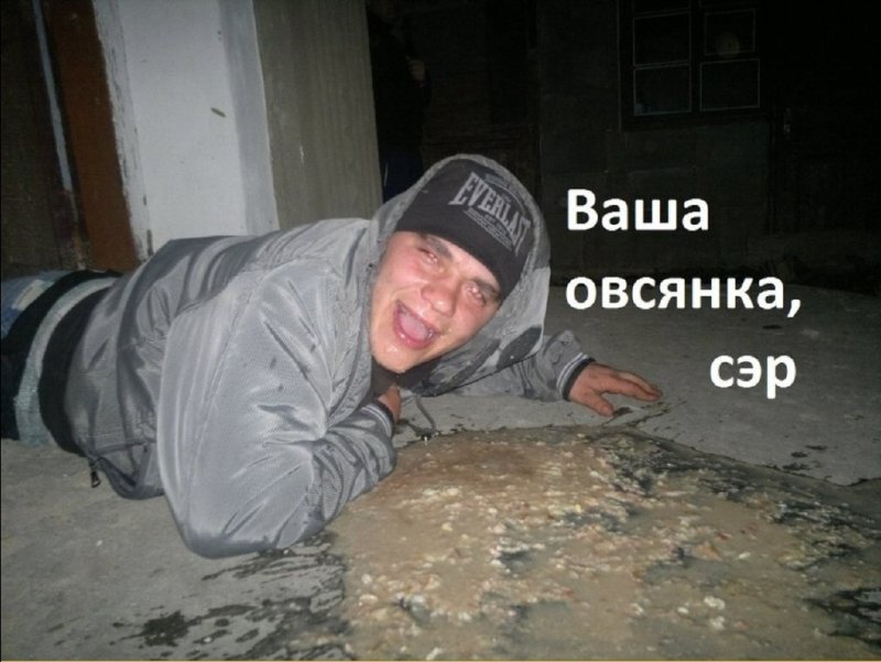 Ваша овсянка сэр прикол