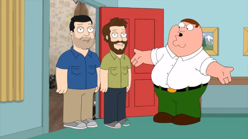 Питер Гриффин с пивом