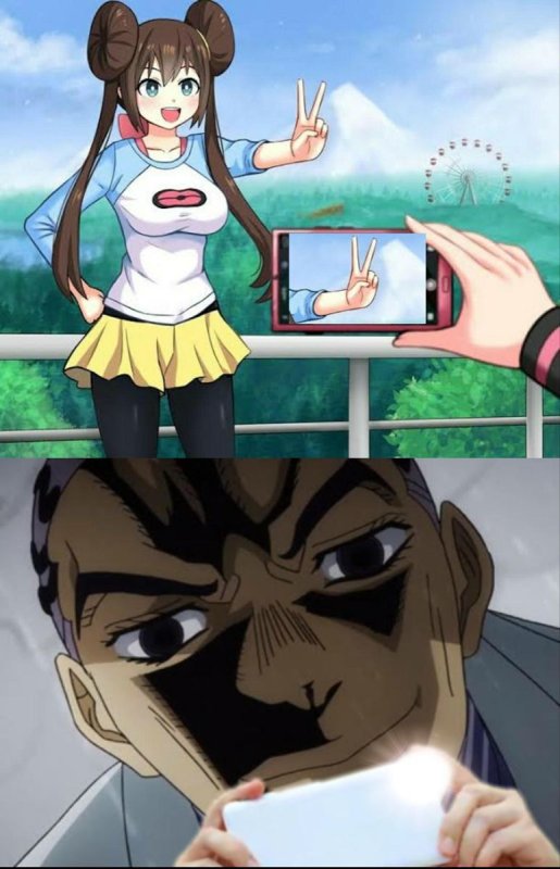 Джоджо аниме Мем