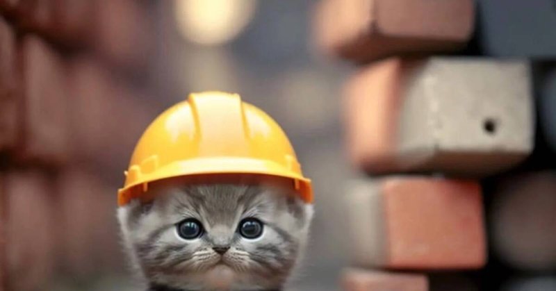 Коты строители