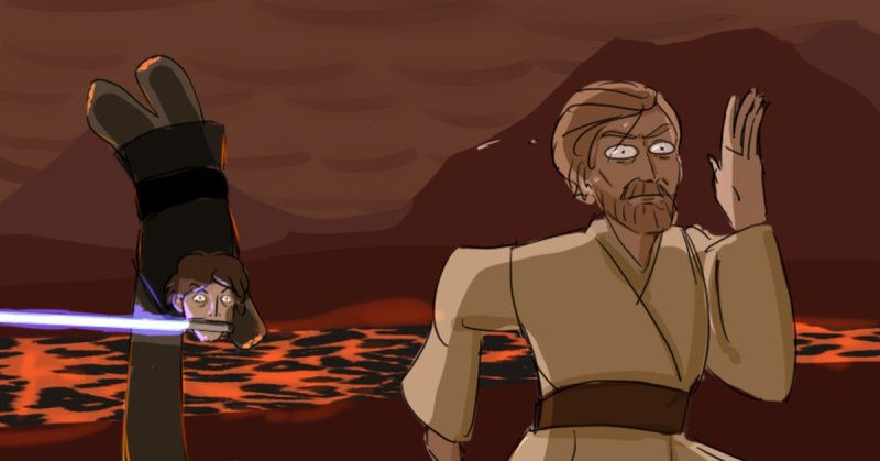 Оби Ван Кеноби и люк Скайуокер