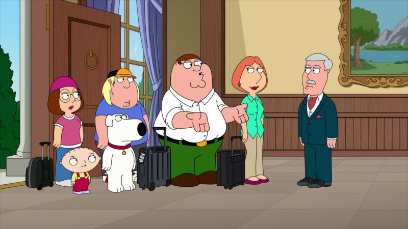 Гриффины мужики на кровати