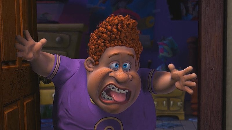 Рыжий толстый мальчик из мультика