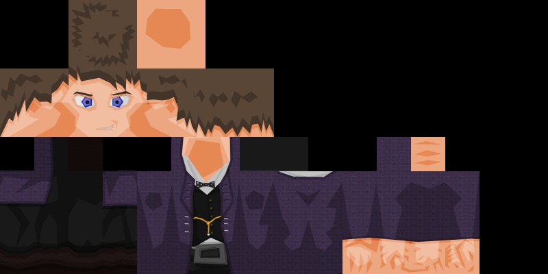 Скин аниме мальчик