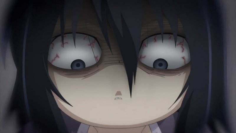 Злобное лицо аниме