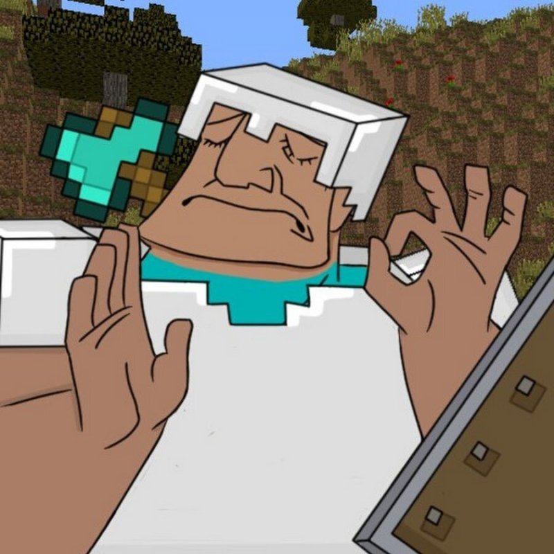 Мемы про майнкрафт