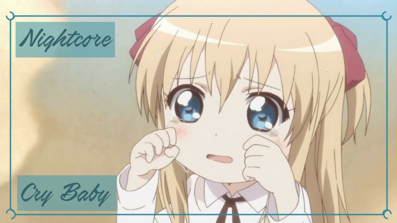 Аниме девочка просит