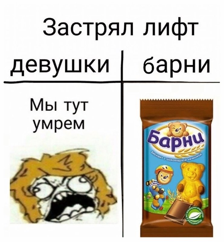 Девочки в лифте Барни