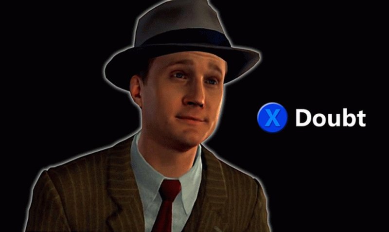 X сомнение l.a.noire