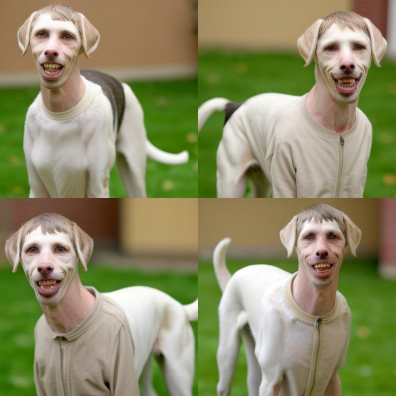 Нейросеть собака человек