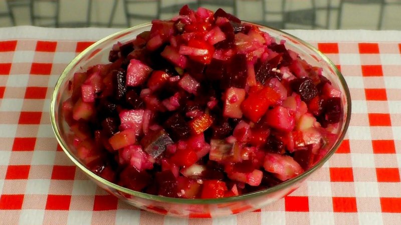 Винегрет с фасолью