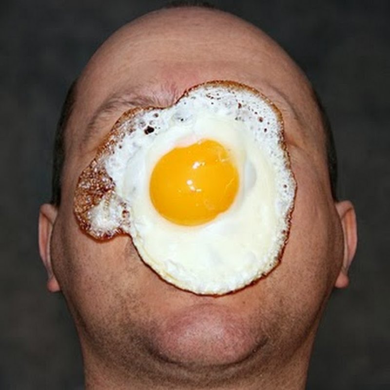Прикольная яичница