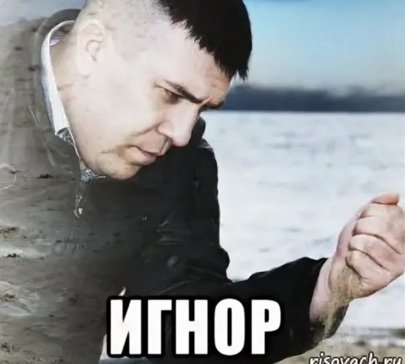 Мемы про игнор