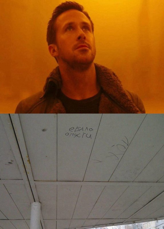 Райан Гослинг Бегущий по лезвию 2049 Мем