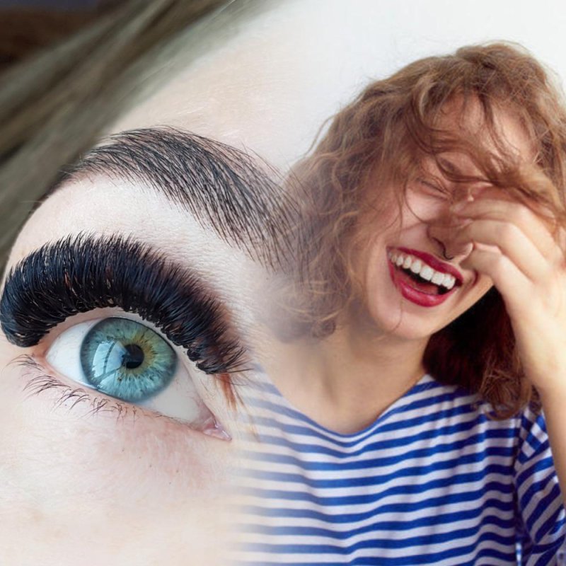 Наращивание ресниц приколы