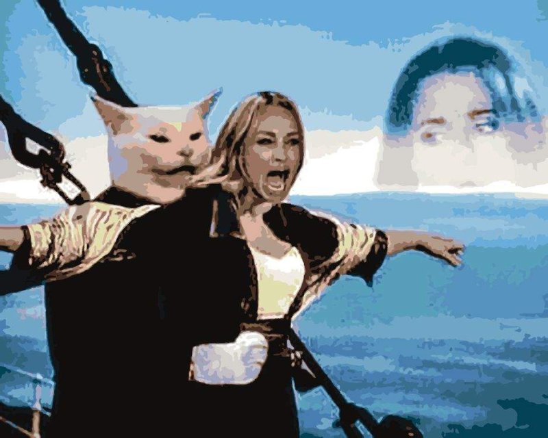 Титаник с котом