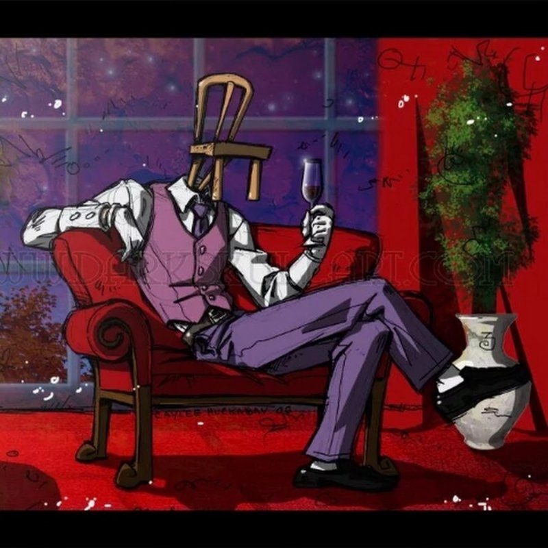 Тик герой человек стул