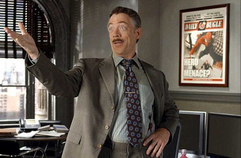 Человек паук Дж Дж джеймсон