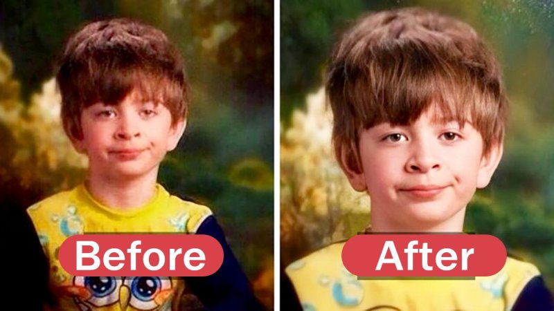 Мальчик в пижаме со Спанч Бобом