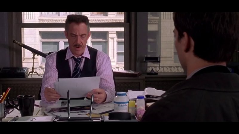 Человек-паук 2002 Джей Джона джеймсон