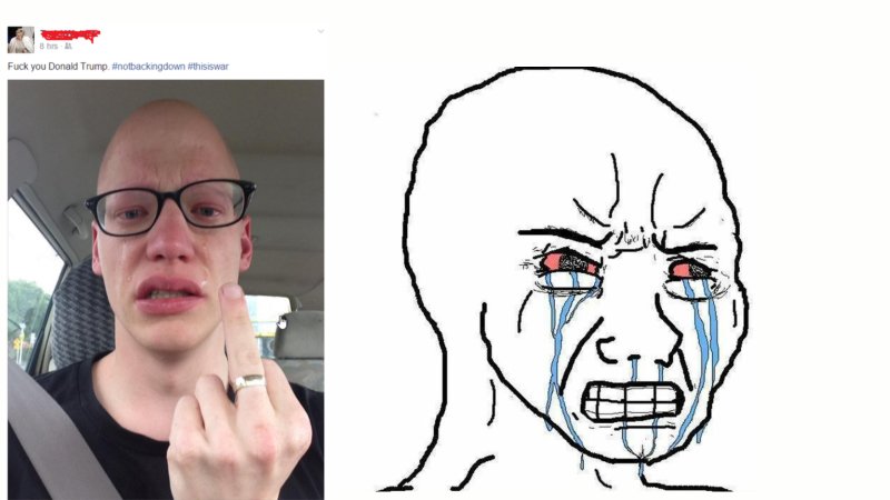 Нарисованное лицо Мем