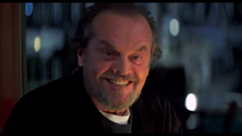 Джек Николсон сияние улыбка