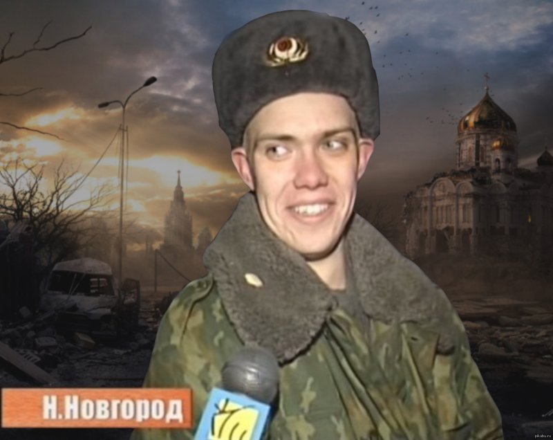 Солдат спасает кота