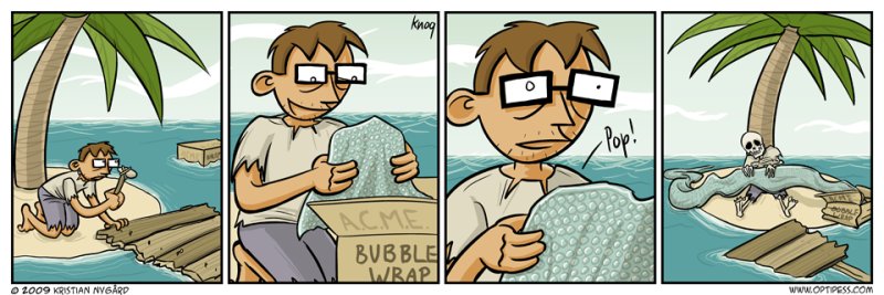 Девушка на необитаемом острове Мем