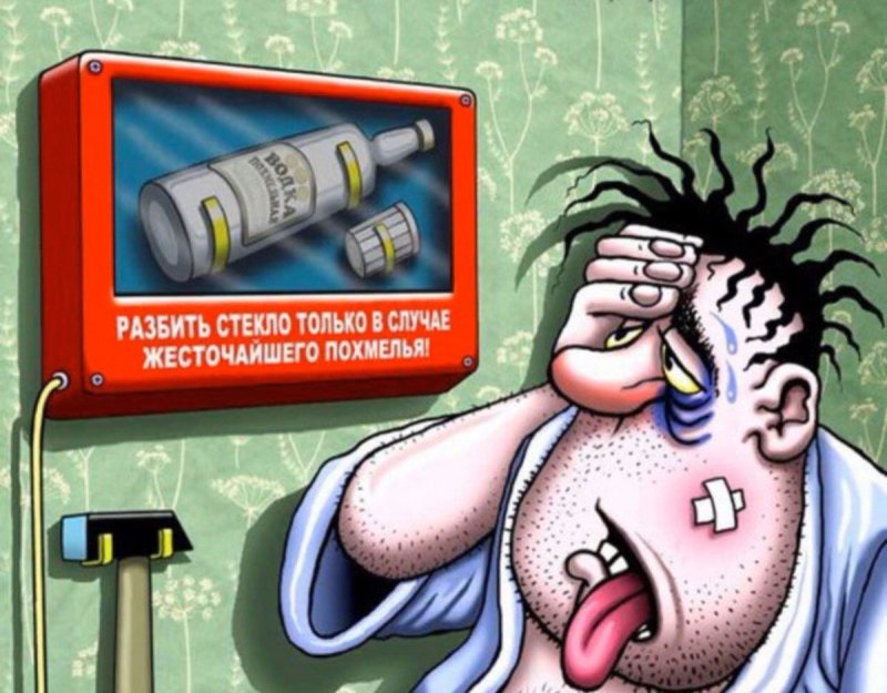Приколы про похмелье в картинках