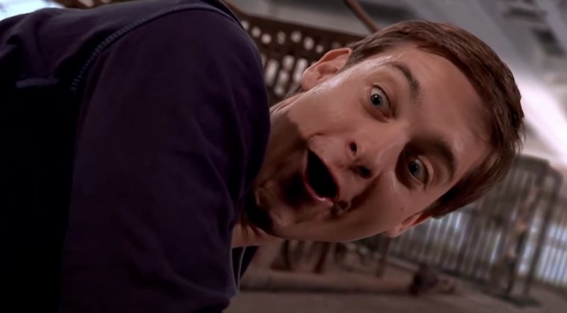 Питер Паркер Тоби Магуайр Мем