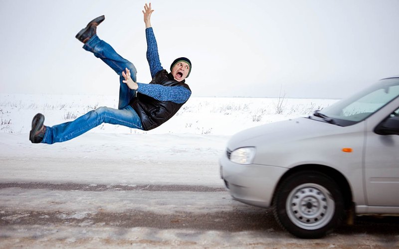 Автоподстава на дороге