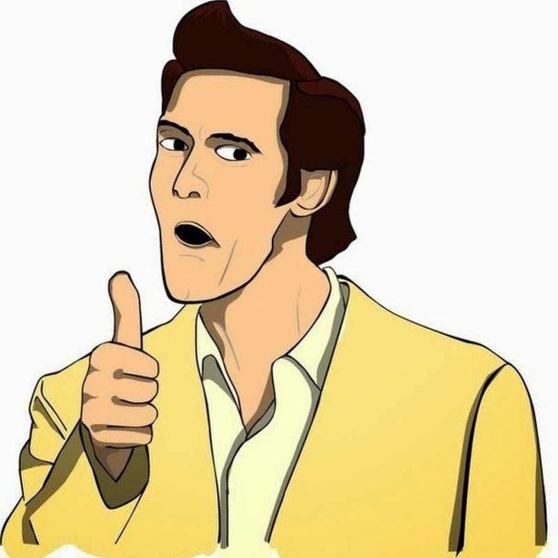 Джимм Керри палец вверх